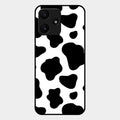 Cow Print Glass Phone Case And Cover For Redmi 12 5G