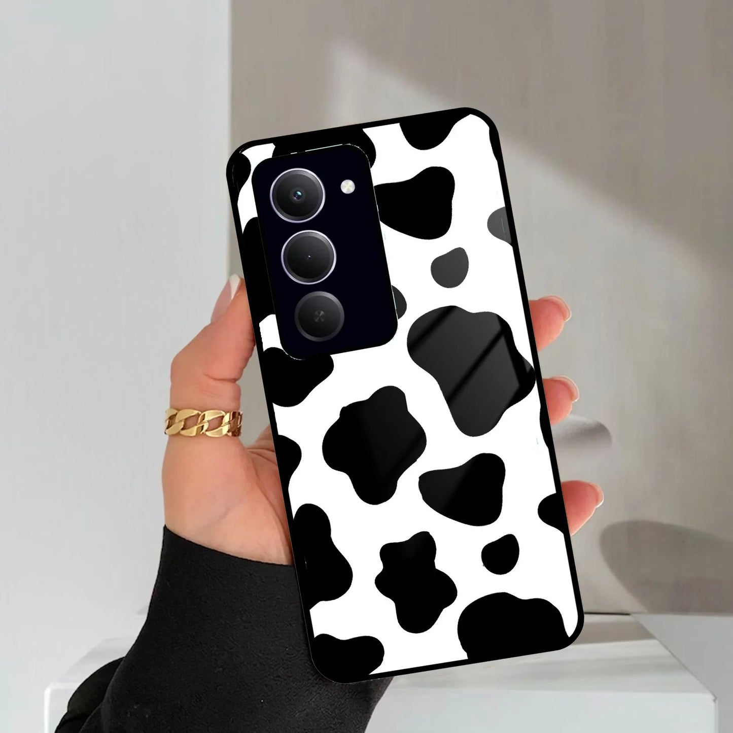 Cow Print Glass Phone Case And Cover For Redmi/Xiaomi - ShopOnCliQ