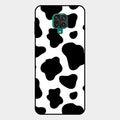 Cow Print Glass Phone Case And Cover For Redmi Note 10 Lite