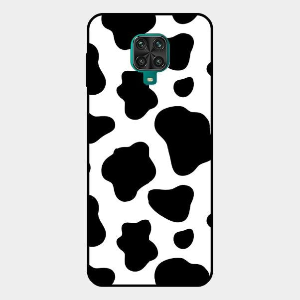 Cow Print Glass Phone Case And Cover For Redmi Note 10 Lite