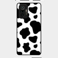Cow Print Glass Phone Case And Cover For Redmi Note 10 Pro