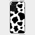 Cow Print Glass Phone Case And Cover For Redmi Note 11