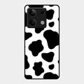 Cow Print Glass Phone Case And Cover For Redmi Note 13 5G