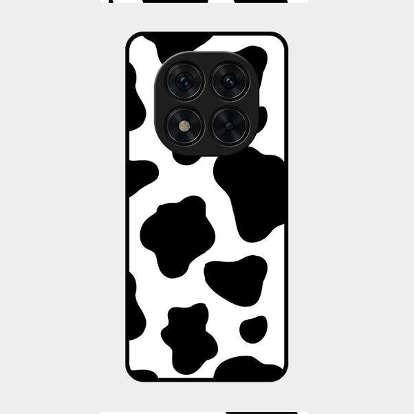 Cow Print Glass Phone Case And Cover For Redmi Note 14 Pro 5G