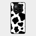 Cow Print Glass Phone Case And Cover For Redmi Note 14 Pro Plus 5G