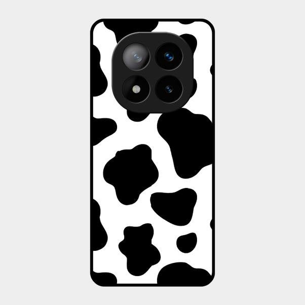 Cow Print Glass Phone Case And Cover For Redmi Note 14 Pro Plus 5G