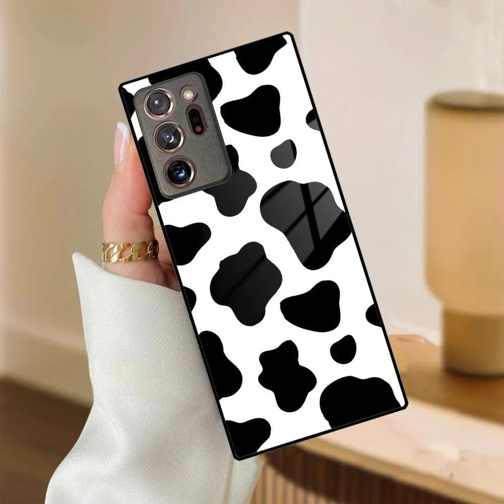 Cow Print Glass Phone Case And Cover For samsung - ShopOnCliQ