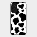 Cow Print Glass Phone Case And Cover For Samsung Galaxy A25 5G