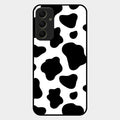 Cow Print Glass Phone Case And Cover For Samsung Galaxy A34 5G