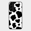 Cow Print Glass Phone Case And Cover For Samsung Galaxy A35 5G