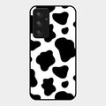 Cow Print Glass Phone Case And Cover For Samsung Galaxy A54 5G