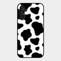 Cow Print Glass Phone Case And Cover For Samsung Galaxy M34 5G