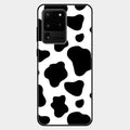 Cow Print Glass Phone Case And Cover For Samsung Galaxy S20 Ultra