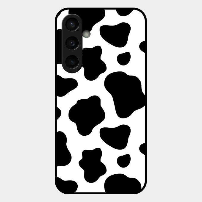 Cow Print Glass Phone Case And Cover For Samsung Galaxy S23 Fe 5G