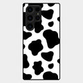 Cow Print Glass Phone Case And Cover For Samsung Galaxy S26 Ultra 5G