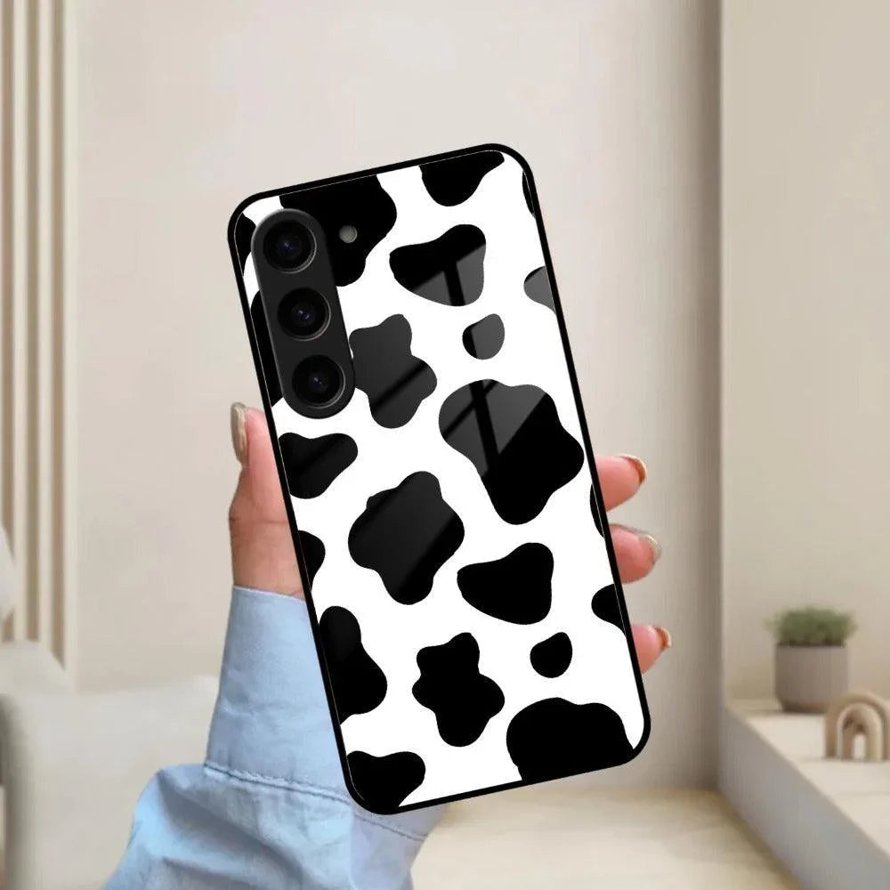 Cow Print Glass Phone Case And Cover For samsung - ShopOnCliQ