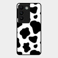 Cow Print Glass Phone Case And Cover For Vivo T3 5G