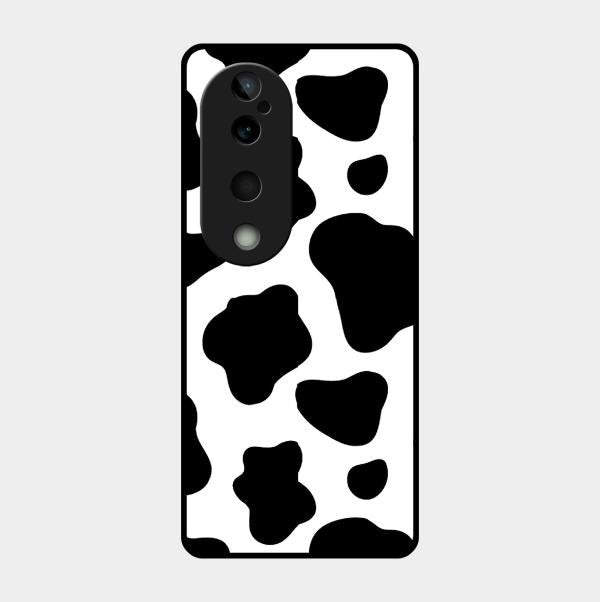 Cow Print Glass Phone Case And Cover For Vivo T3 Ultra
