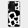 Cow Print Glass Phone Case And Cover For Vivo V29 5G