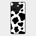 Cow Print Glass Phone Case And Cover For Vivo V30E 5G