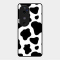 Cow Print Glass Phone Case And Cover For Vivo V40 5G