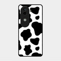 Cow Print Glass Phone Case And Cover For Vivo V40E 5G