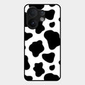 Cow Print Glass Phone Case And Cover For Vivo V60 5G