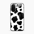 Cow Print Glass Phone Case And Cover For Vivo V60e 5G