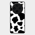 Cow Print Glass Phone Case And Cover For Vivo X100 5G