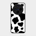 Cow Print Glass Phone Case And Cover For Vivo X200 5G