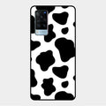 Cow Print Glass Phone Case And Cover For Vivo X60 5G