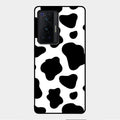Cow Print Glass Phone Case And Cover For Vivo X70 Pro 5G