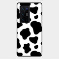 Cow Print Glass Phone Case And Cover For Vivo X70 Pro Plus 5G