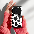 Cow Print Glass Phone Case And Cover For iQOO - ShopOnCliQ