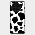 Cow Print Glass Phone Case And Cover For Vivo X90 Pro 5G