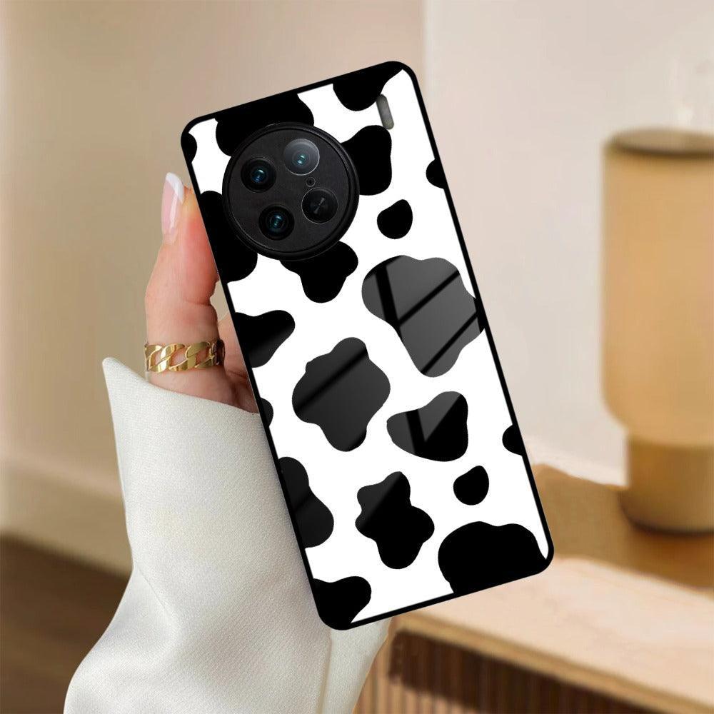 Cow Print Glass Phone Case And Cover For Vivo - ShopOnCliQ