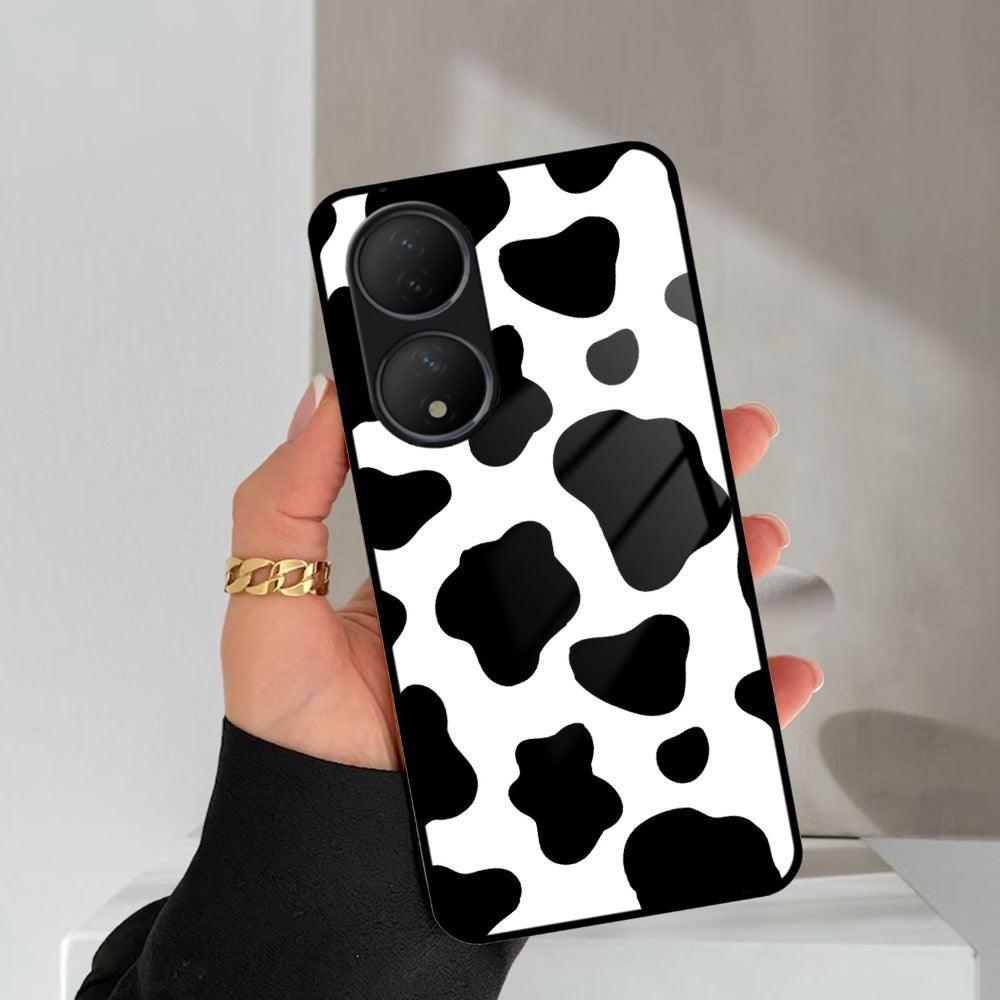 Cow Print Glass Phone Case And Cover For Vivo - ShopOnCliQ