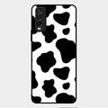 Cow Print Glass Phone Case And Cover For Vivo Y20T