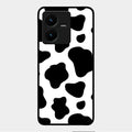 Cow Print Glass Phone Case And Cover For Vivo Y22
