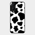 Cow Print Glass Phone Case And Cover For Vivo Y28 5G