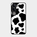 Cow Print Glass Phone Case And Cover For Vivo Y300 5G