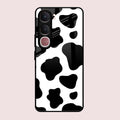 Cow Print Glass Phone Case And Cover For Vivo Y31 5G