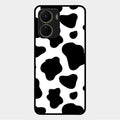 Cow Print Glass Phone Case And Cover For Vivo Y56 5G