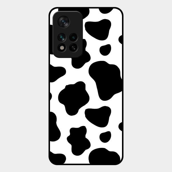 Cow Print Glass Phone Case And Cover For Xiaomi 11I 5G