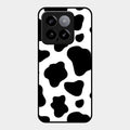 Cow Print Glass Phone Case And Cover For Xiaomi 14 5G