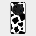 Cow Print Glass Phone Case And Cover For Xiaomi 14 Ultra