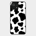 Cow Print Glass Phone Case And Cover For Xiaomi Mi 11 Lite