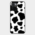 Cow Print Glass Phone Case And Cover For Xiaomi Redmi 10 Prime