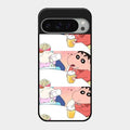 Crazy Cartoon Glass Case Cover For Google Pixel 9 Pro Xl