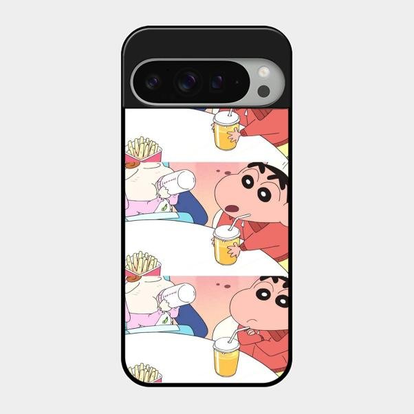 Crazy Cartoon Glass Case Cover For Google Pixel 9 Pro Xl